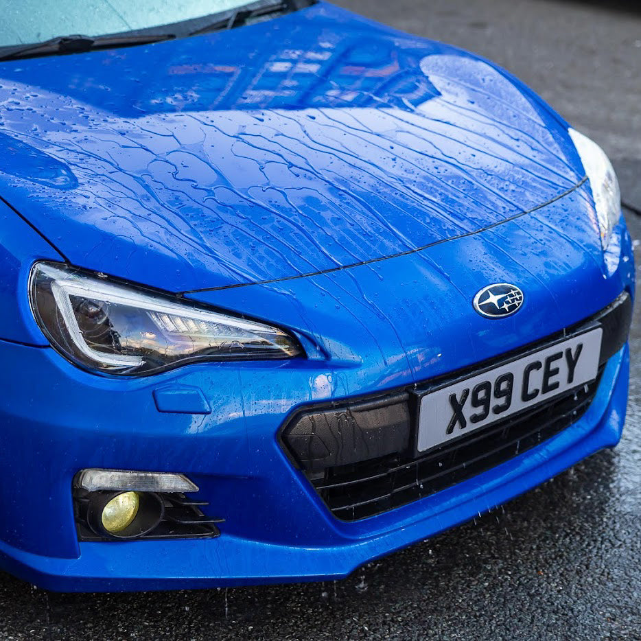 Hydrophobic Beading from Aqua Coat Rinse Aid