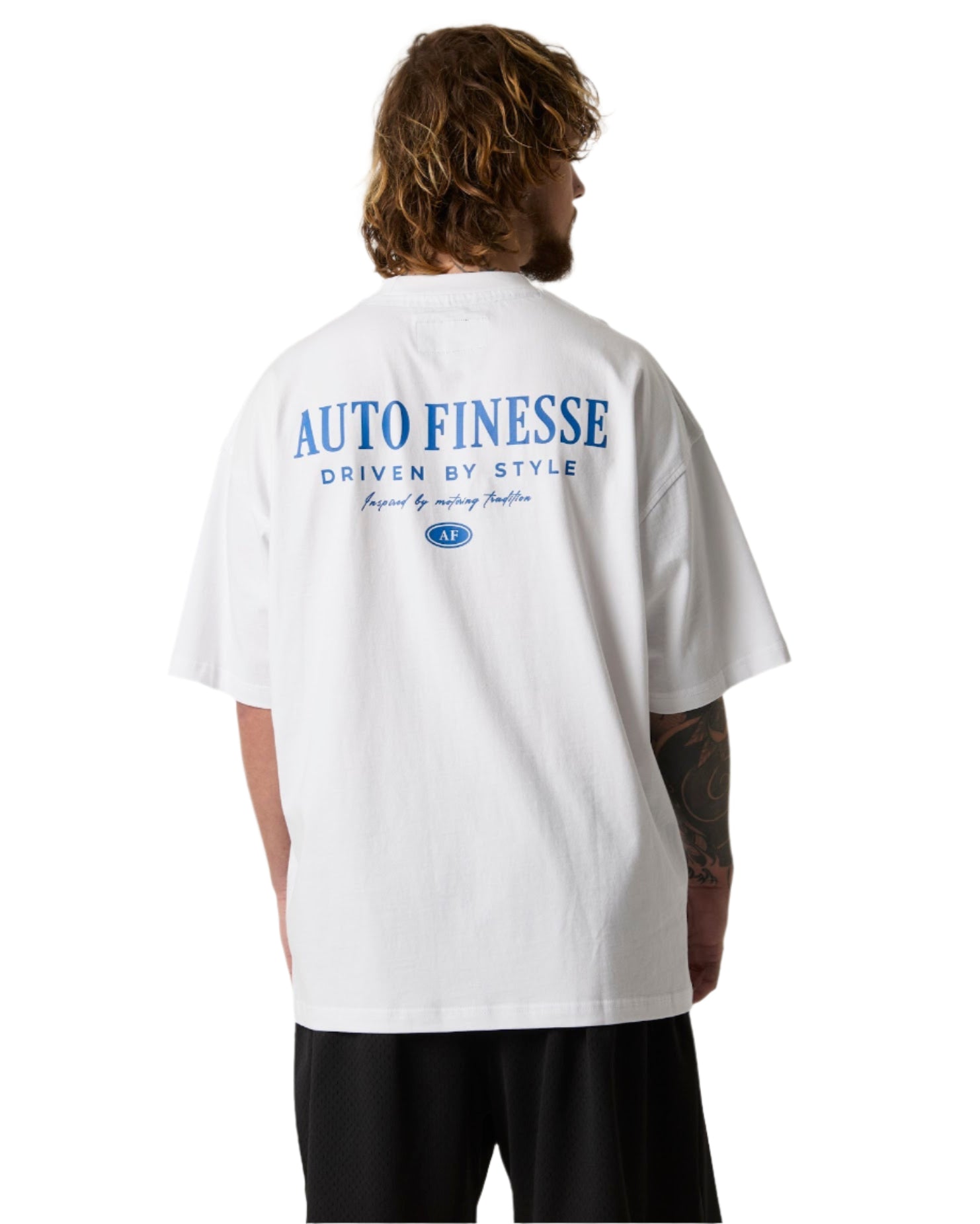 White Driven By Style Tshirt_ Man - Back