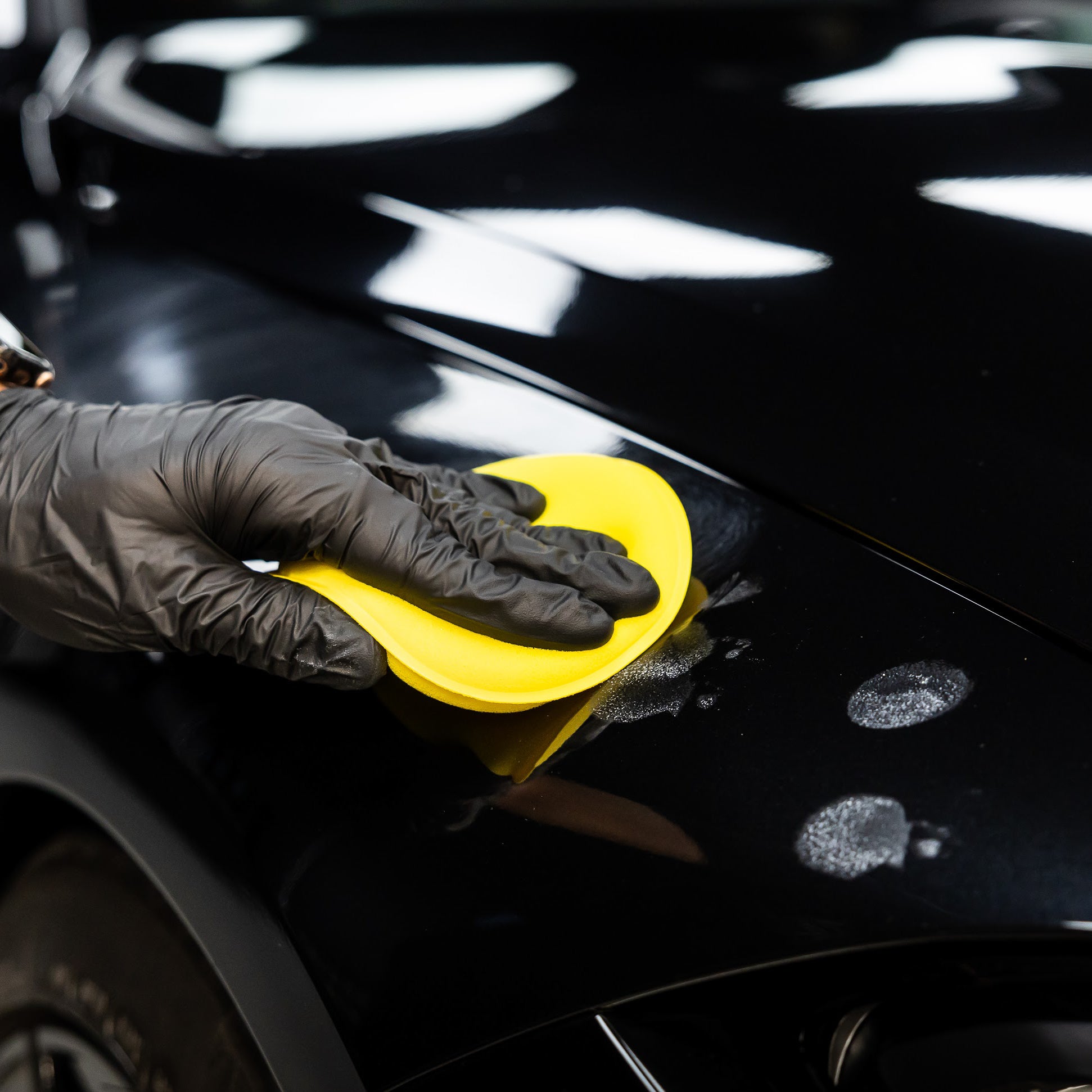 Graphene Filler Wax Being Applied To Paintwork Square