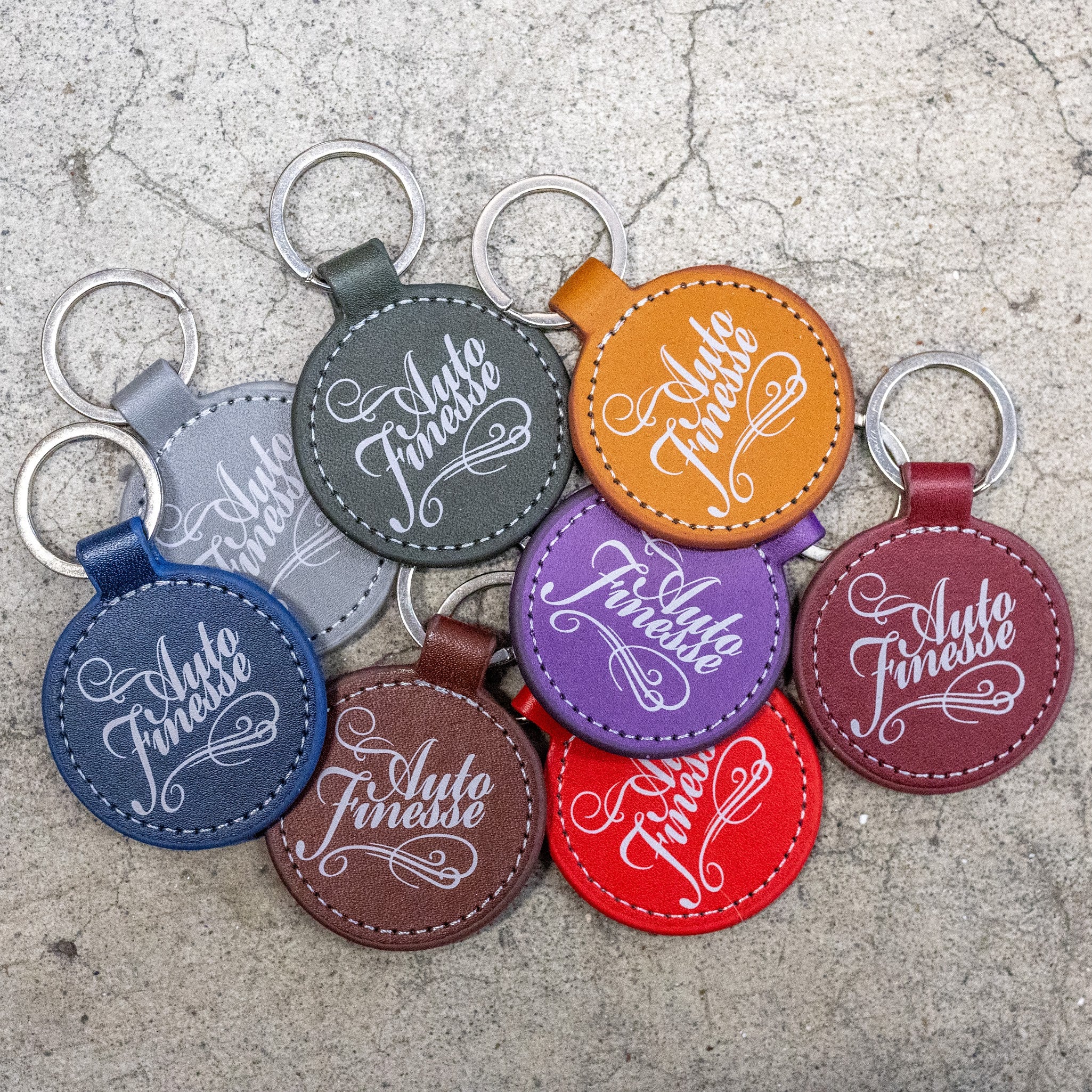 Auto Finesse | Car Detailing Products | Round Leather Key Ring