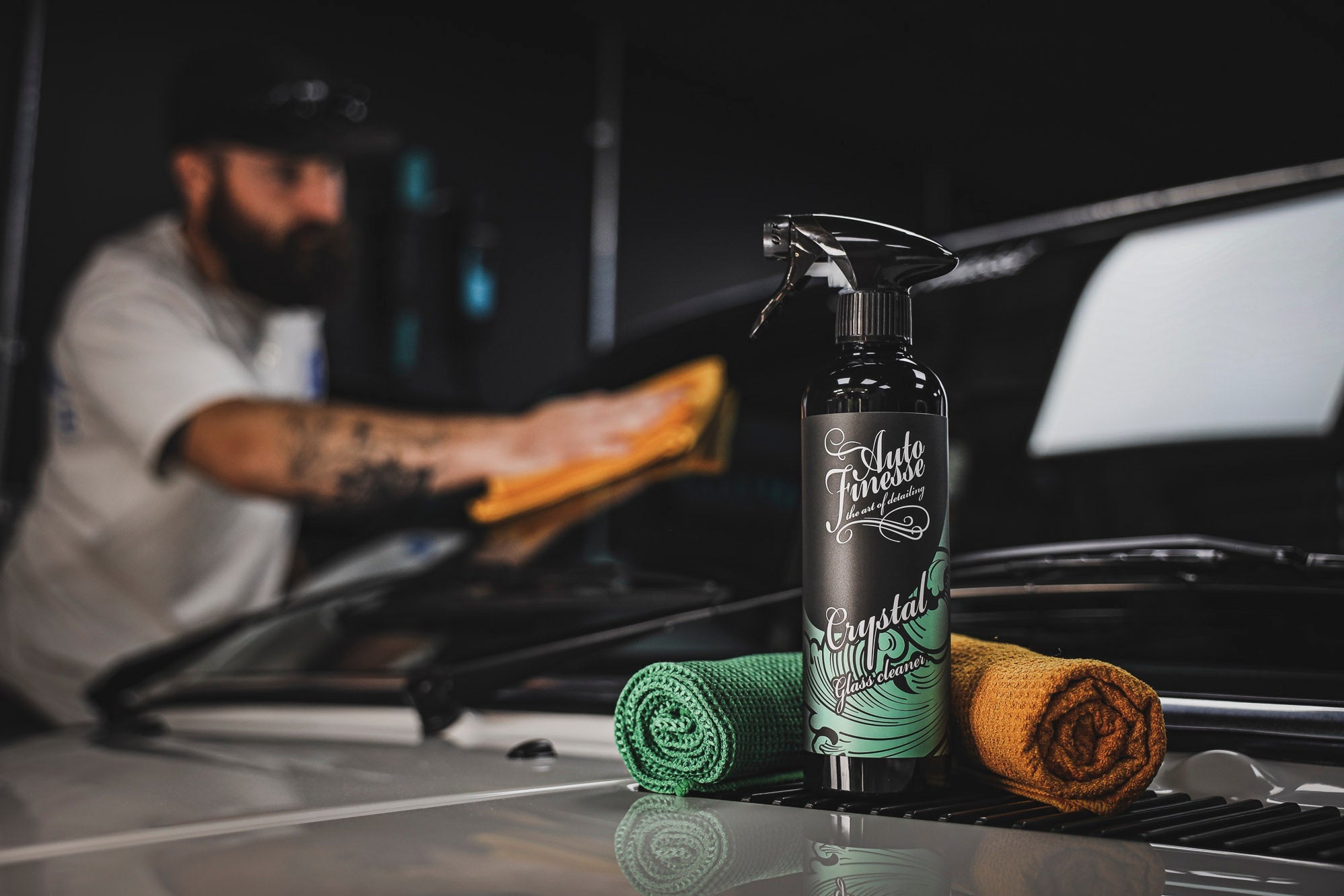 Autofinesse（オートフィネス）クリスタル1L &ガラスタオルセット