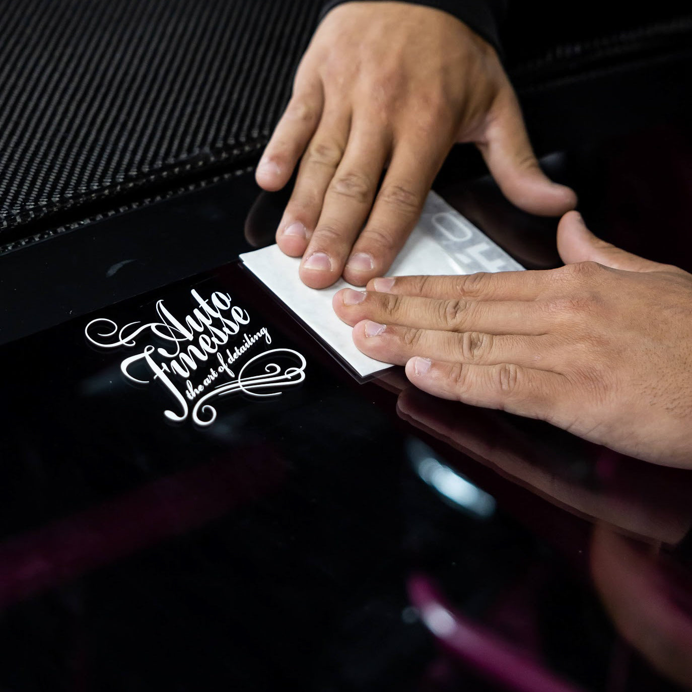 Putting Double Stack Decal on Car