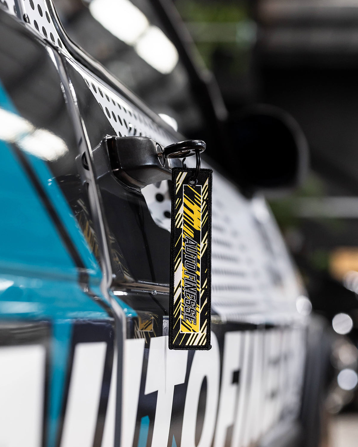 Keyring Flight Tag Yellow