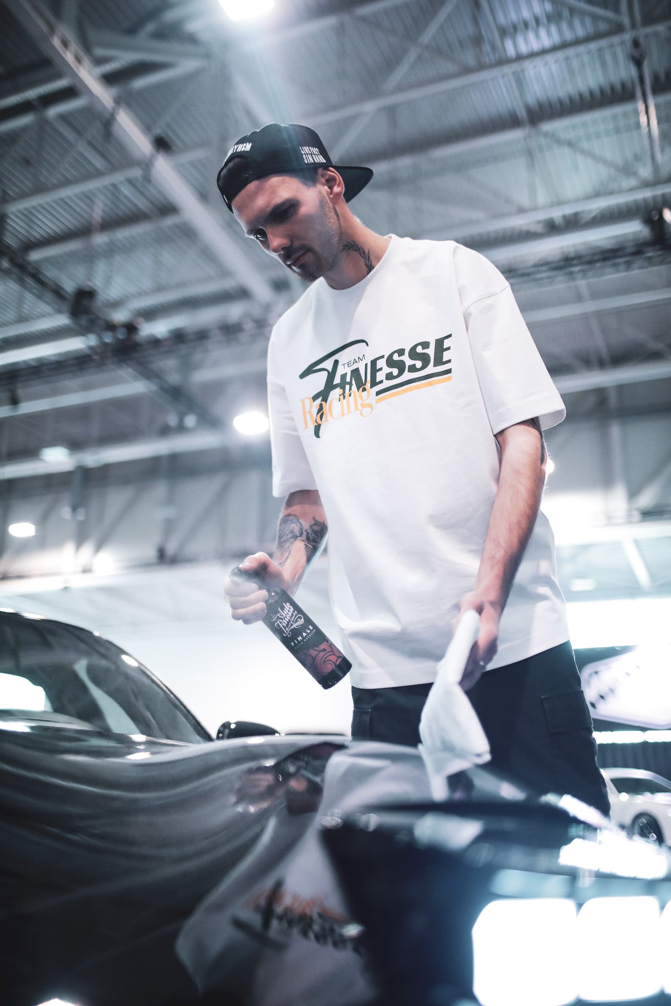 Auto Finesse | Retro Team Finesse Racing Oversized Heavyweight T-Shirt