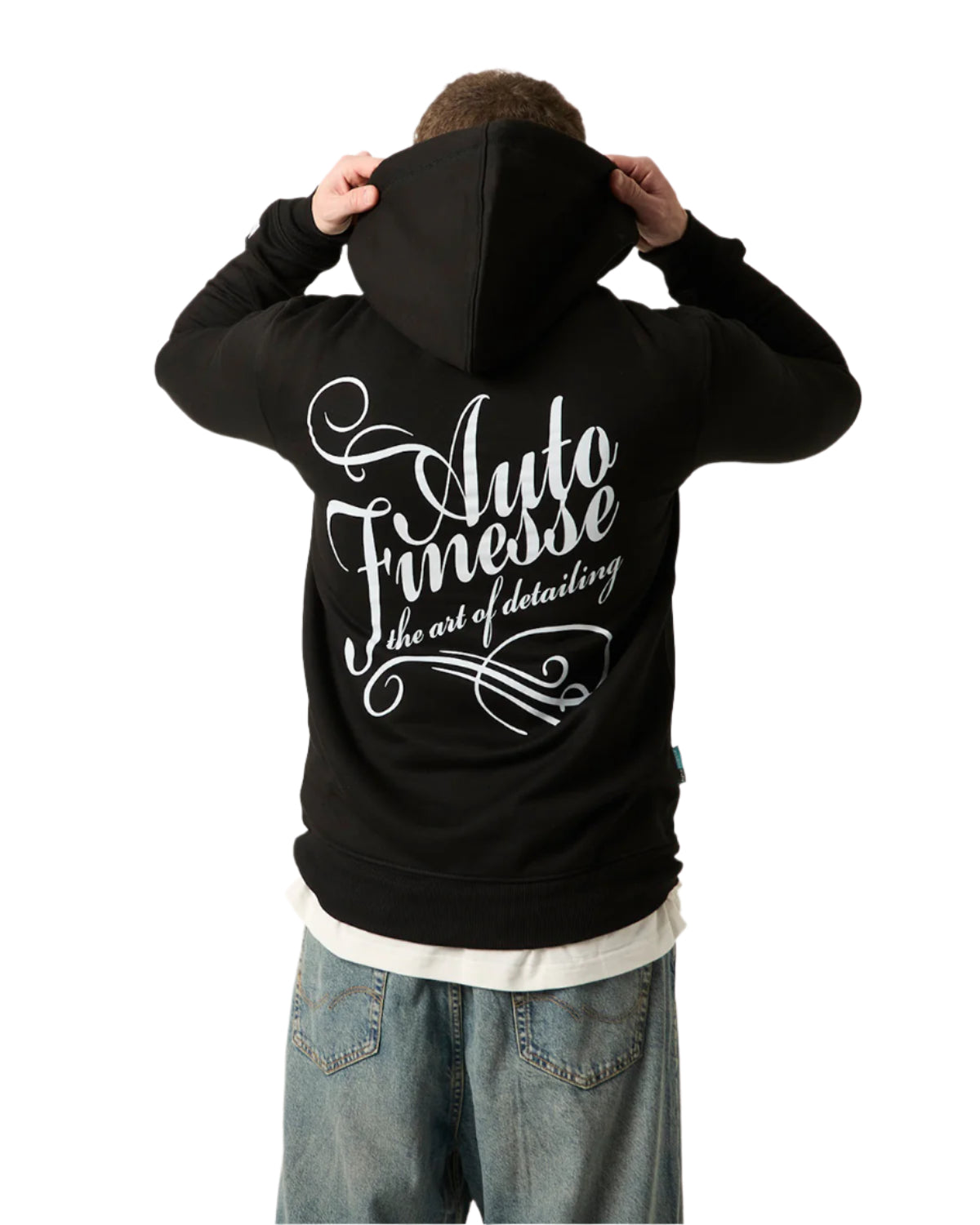 Signature Slim Fit Hoodie_ Man Wearing_ Backside