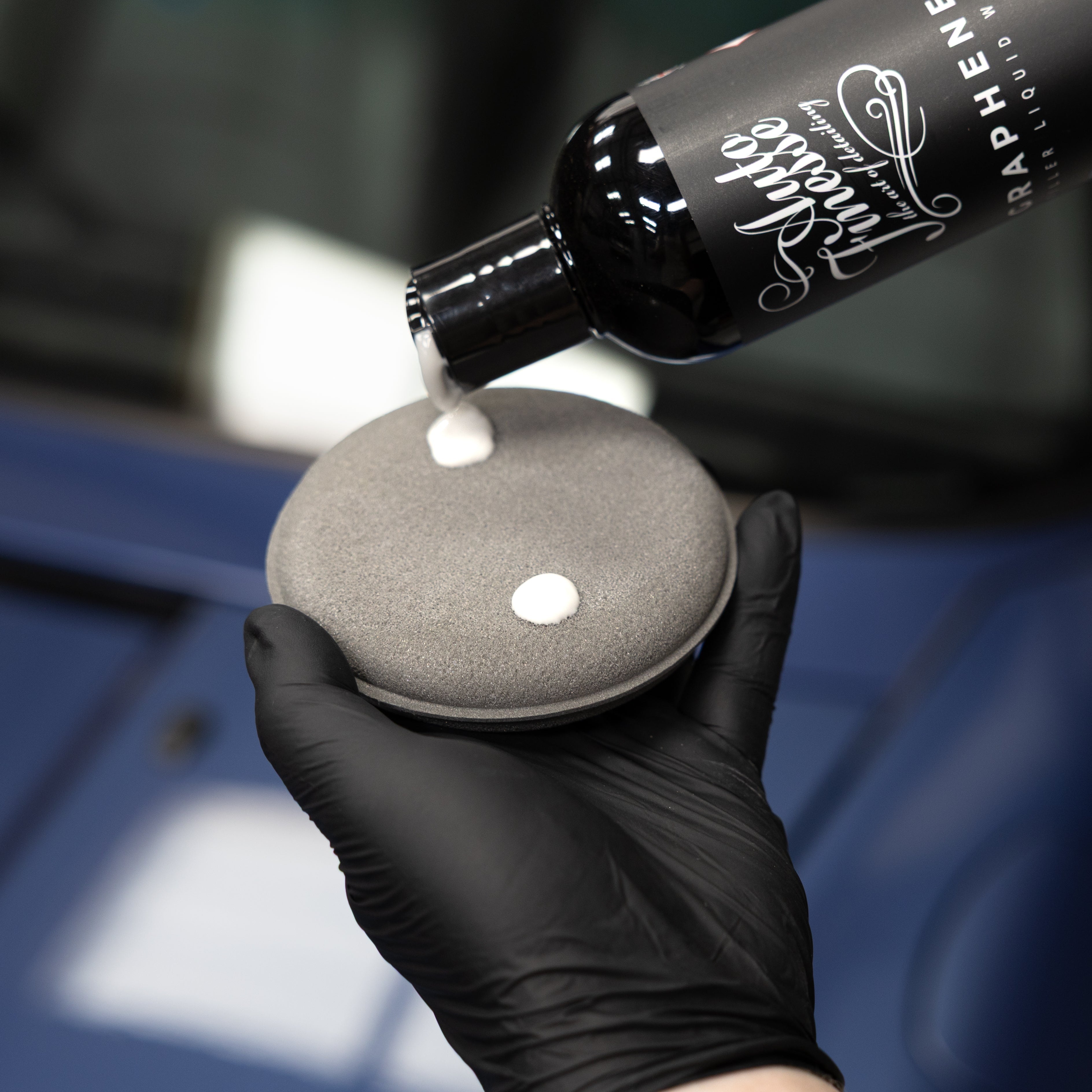 Graphene Filler Liquid Wax on Foam Applicator Pad
