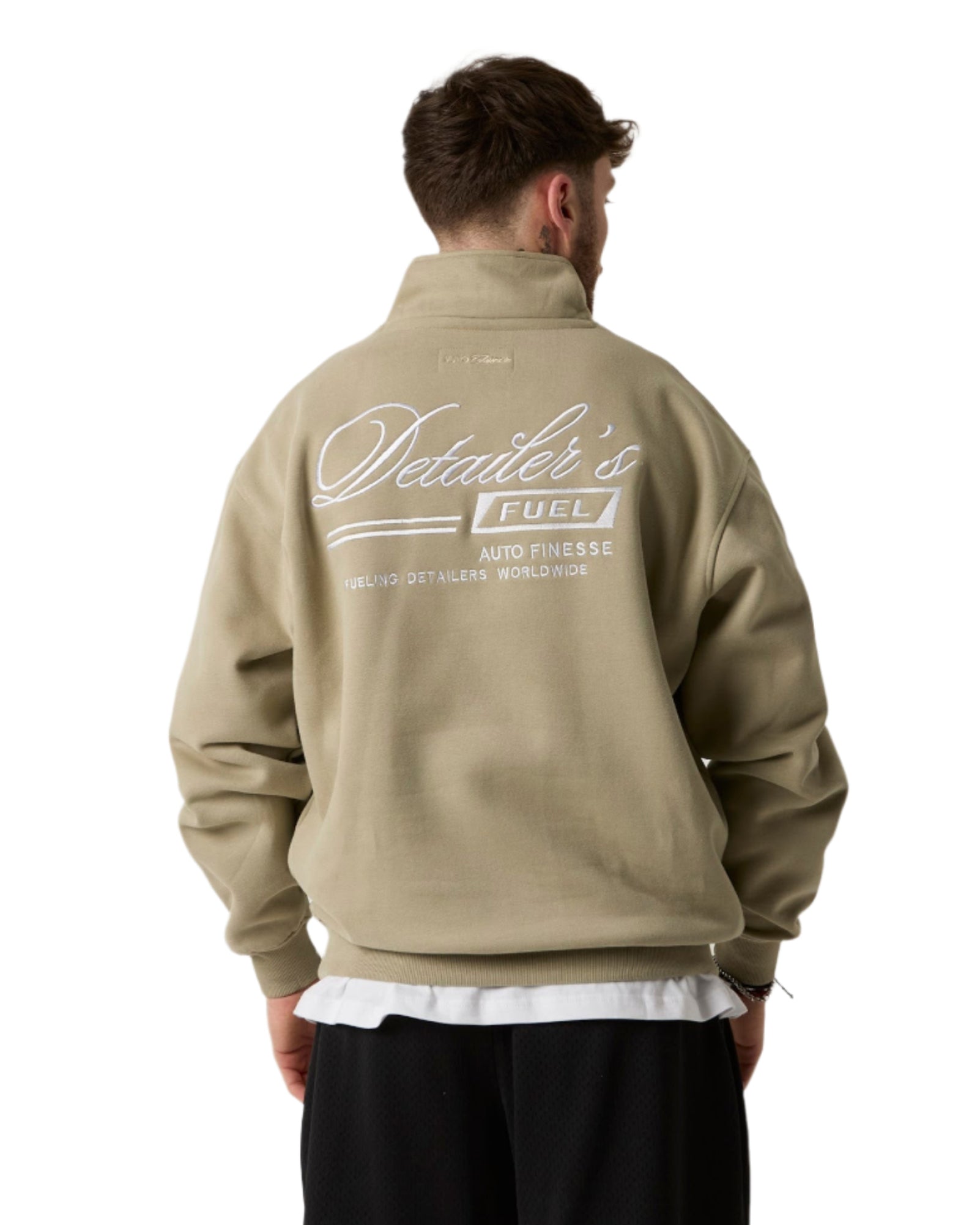 Detailers Fuel 14zip - Man Wearing_ Back