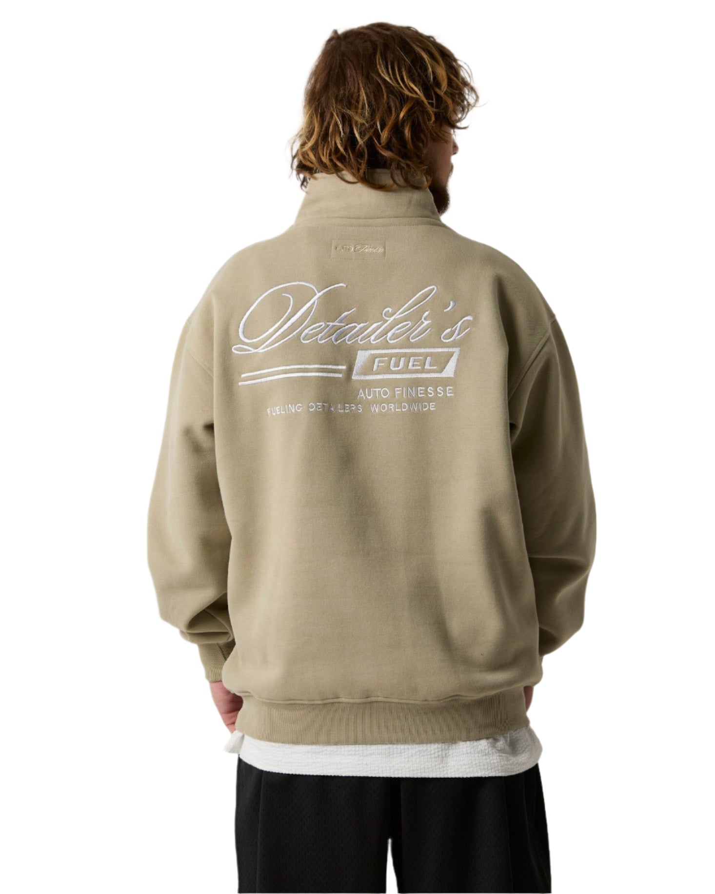 Detailers Fuel 14zip - Man Wearing_ Back