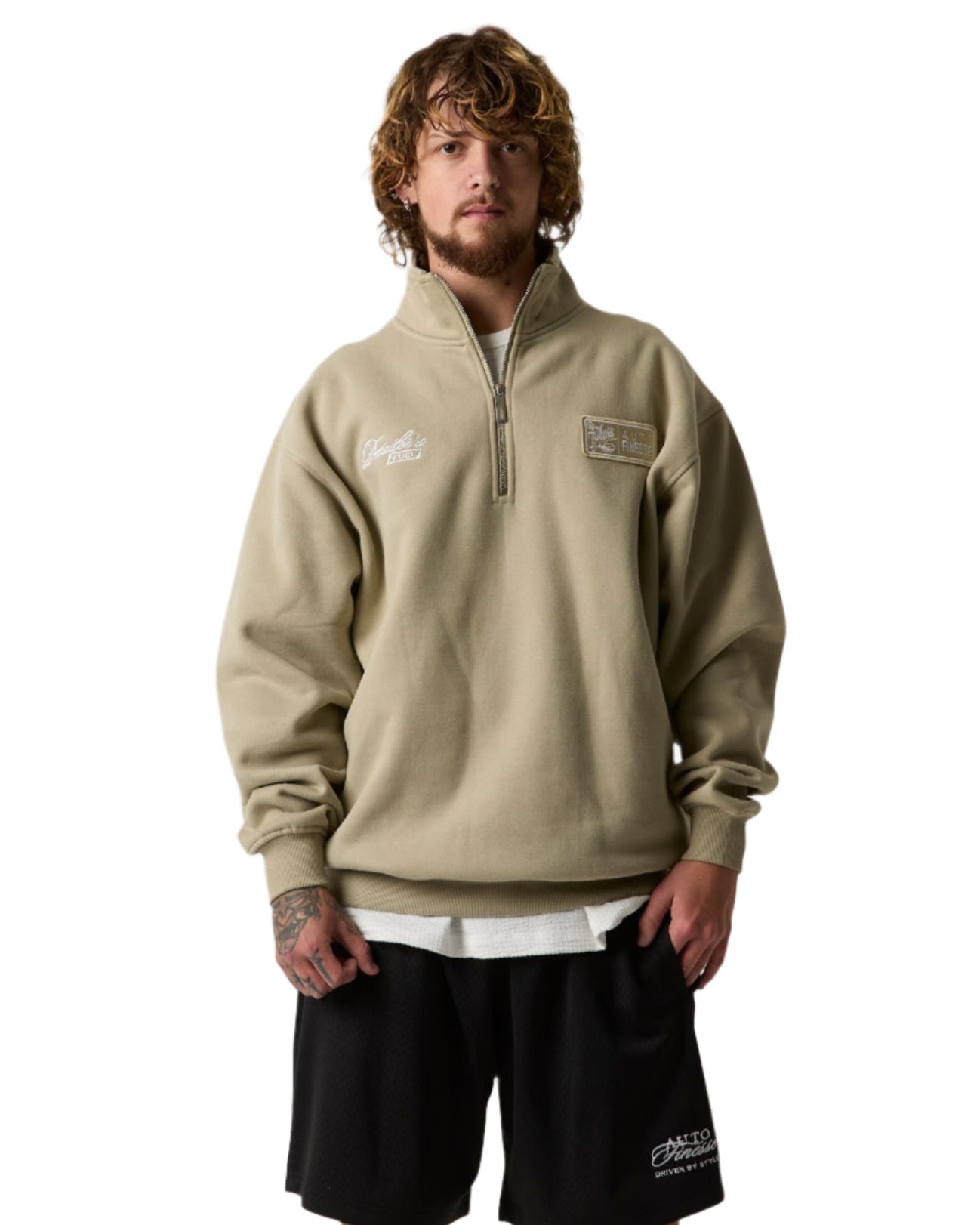 Detailers Fuel 14zip - Man Wearing_ Front