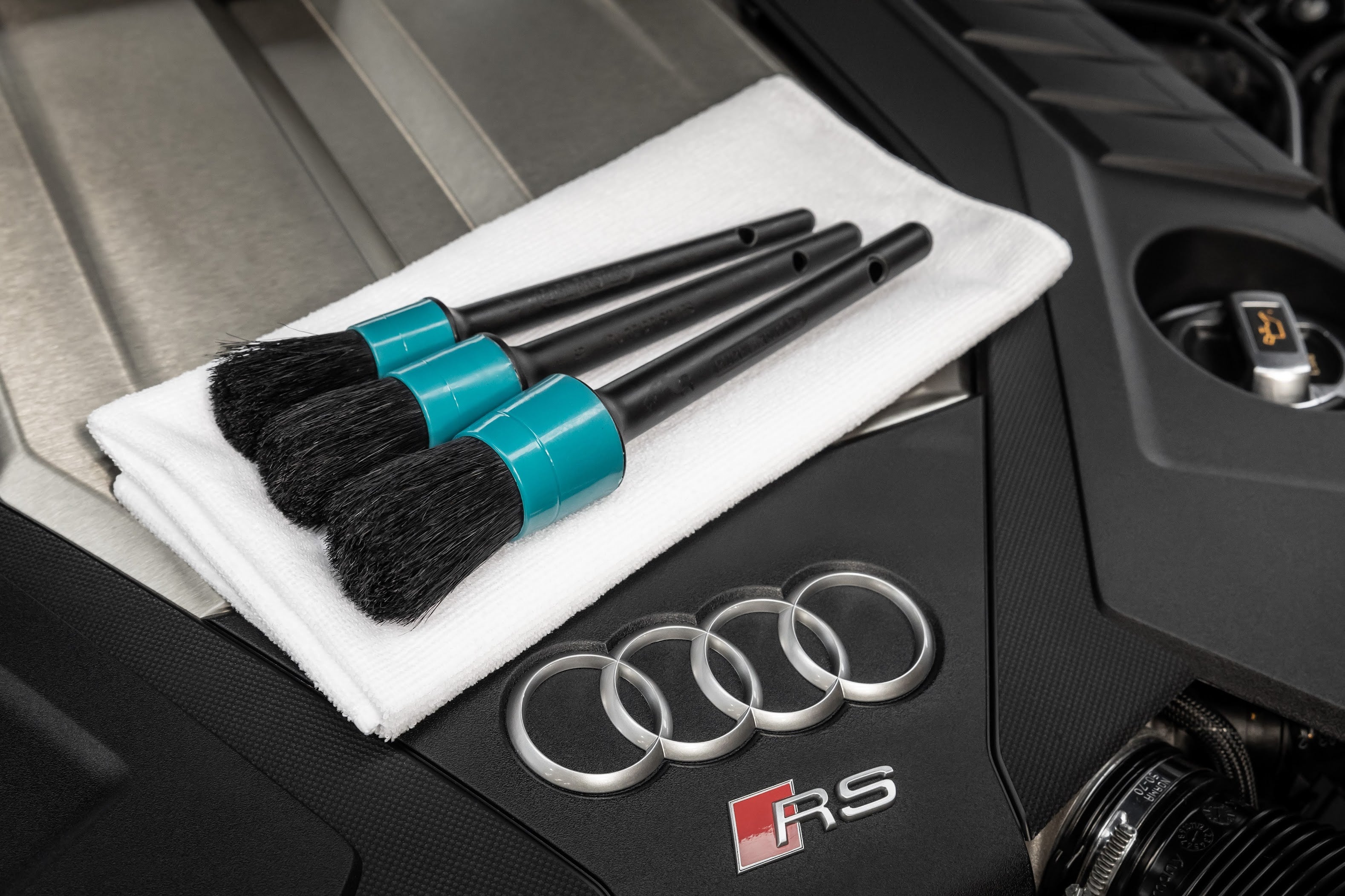 メンテナンス FRESSO - DETAILING BRUSH SET of 3 Detailing Brush Trio | 3 Scratch-Free Brushes for Car Care