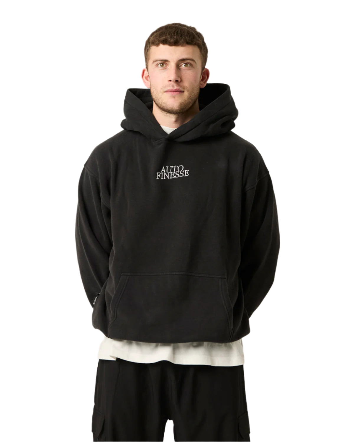 Stacked Hoodie_ Man Wearing_ Front