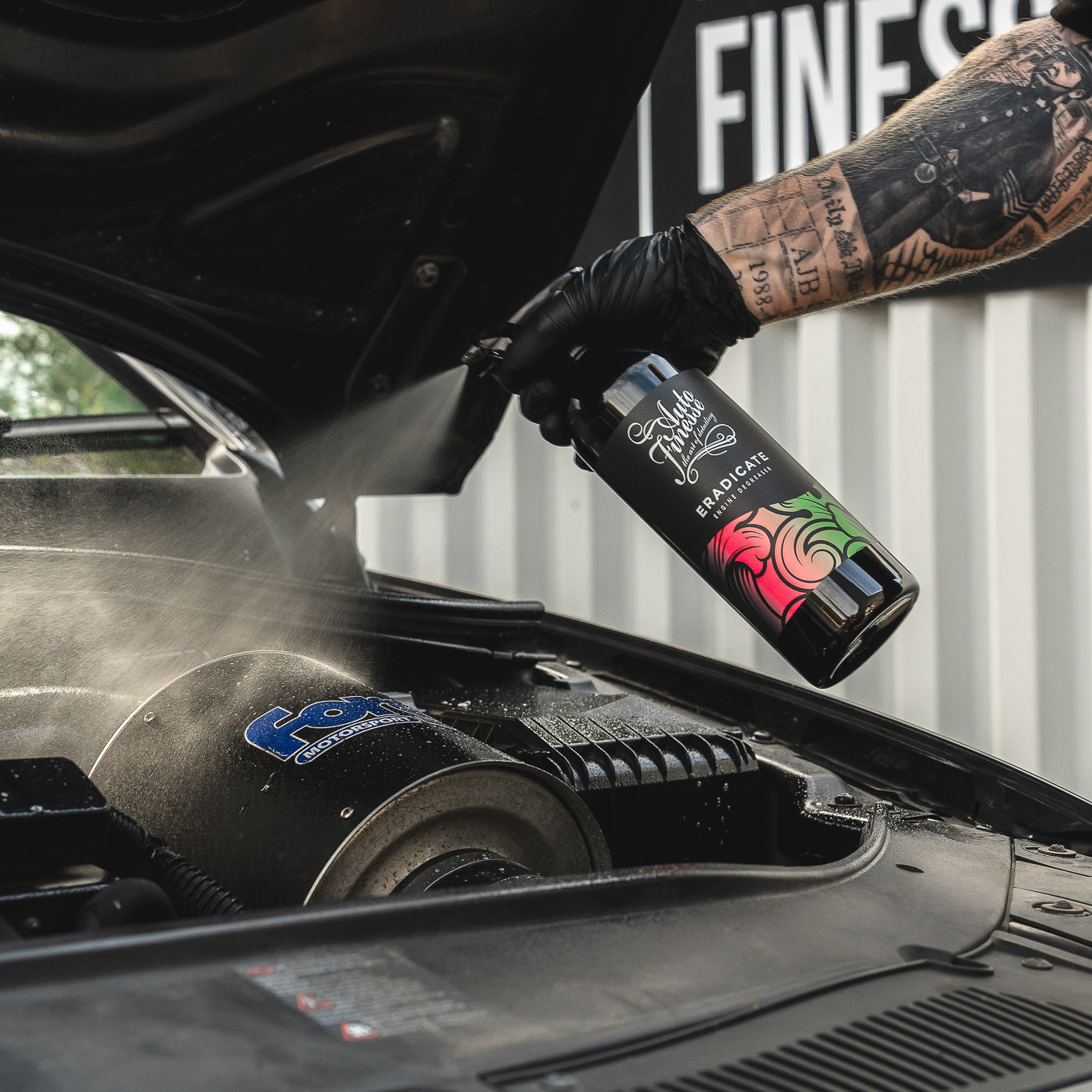 Engine Bay Detailing Kit - Degrease, Cleanse & Dress