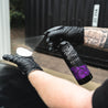 Spraying Glide Clay Bar on Clay_ Decontamination Kit