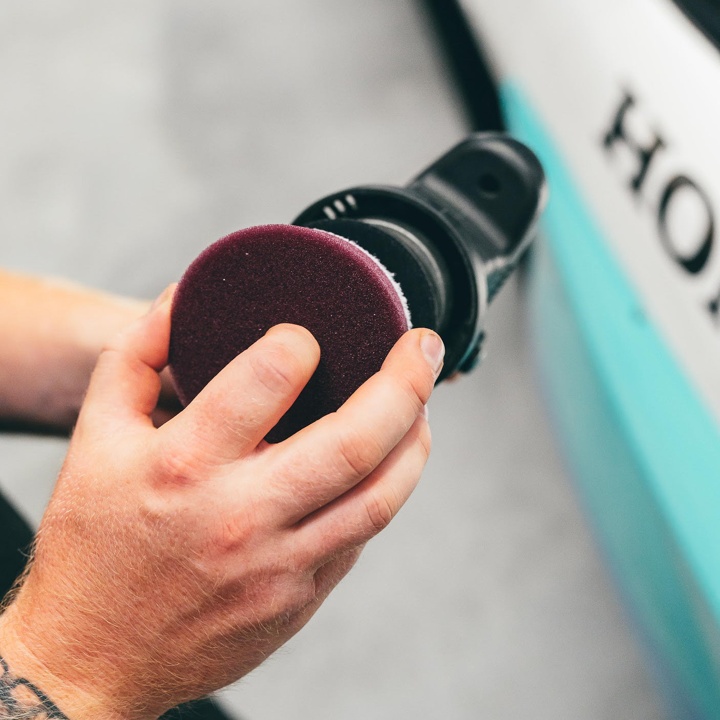 Heavy Cutting Spot Pad With MPX Machine Polisher