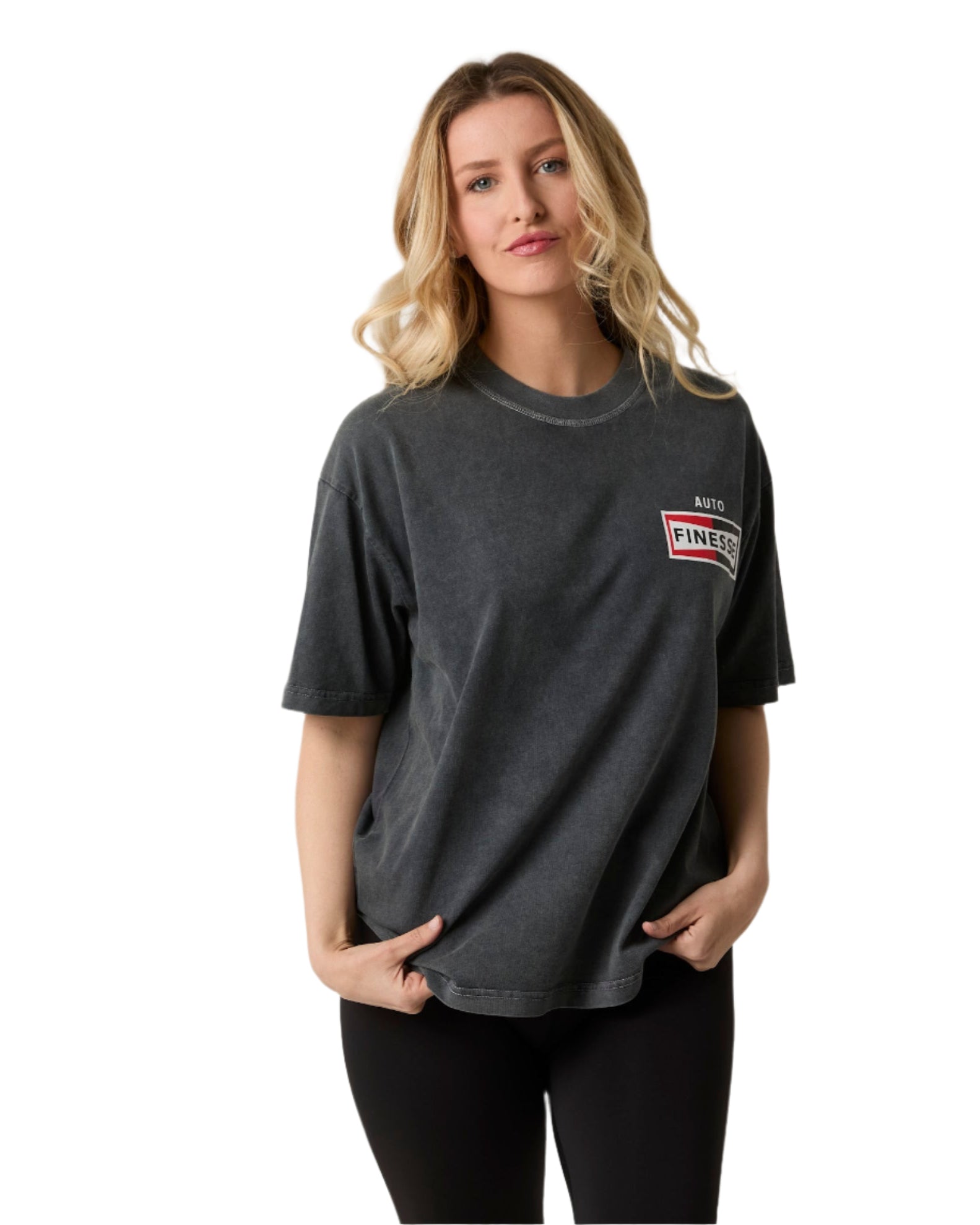 Black Hero Era Tshirt_ Woman Wearing_ Front