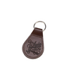 Leather Key Ring_ Brown