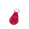 Leather Key Ring_ Pink