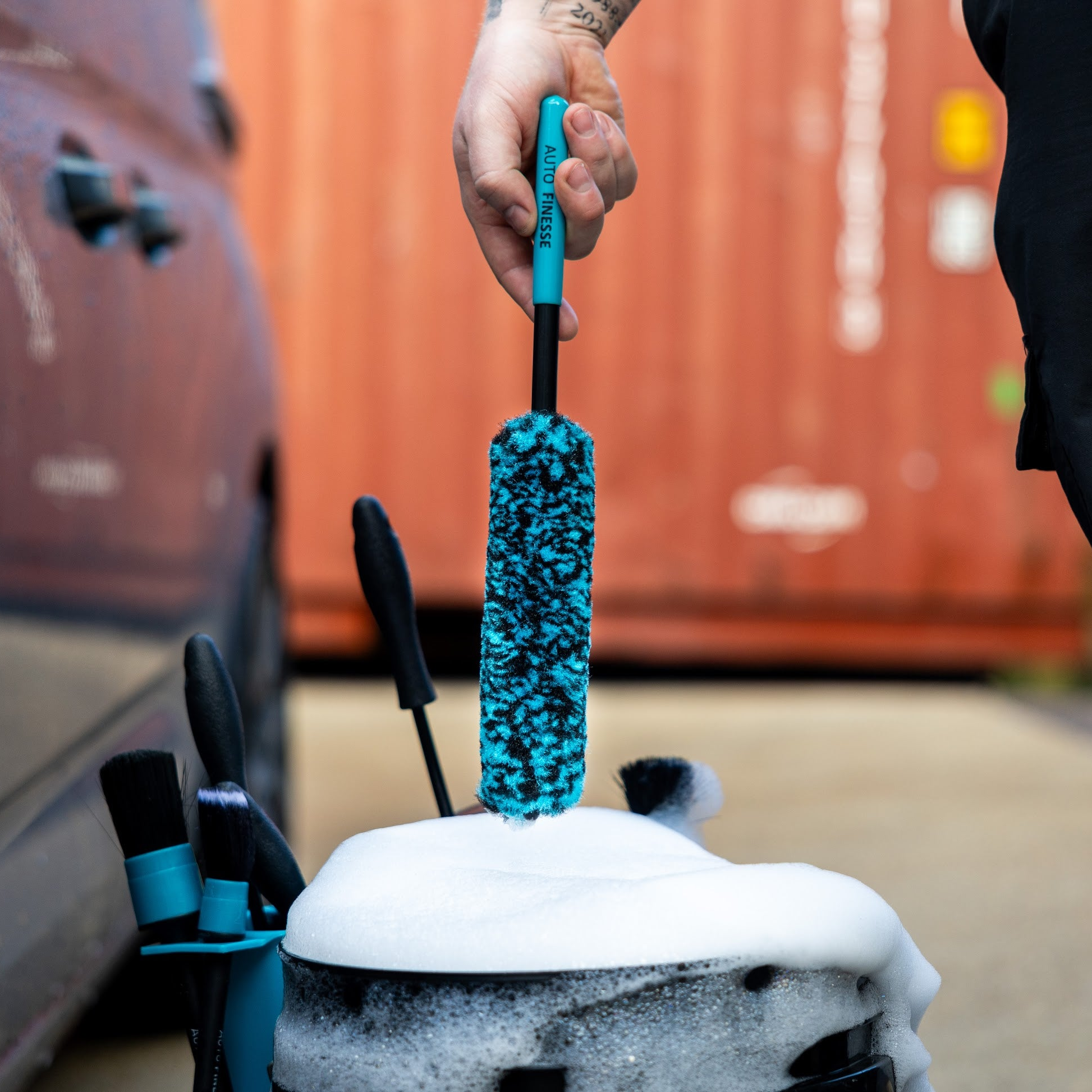 Microfibre Wheel Brush_ Before Use