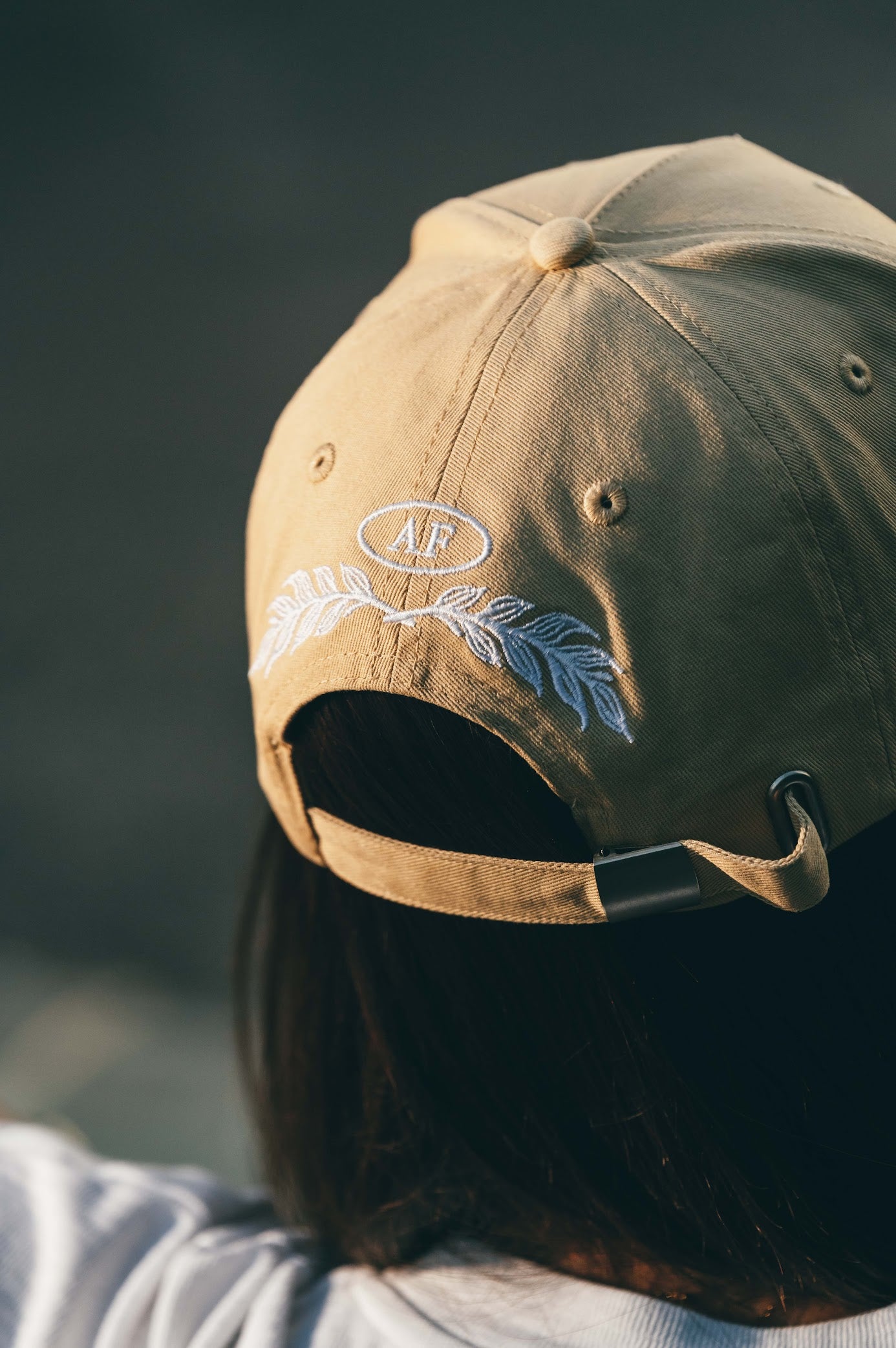 Beige Monogram baseball cap – rear adjustable strap view
