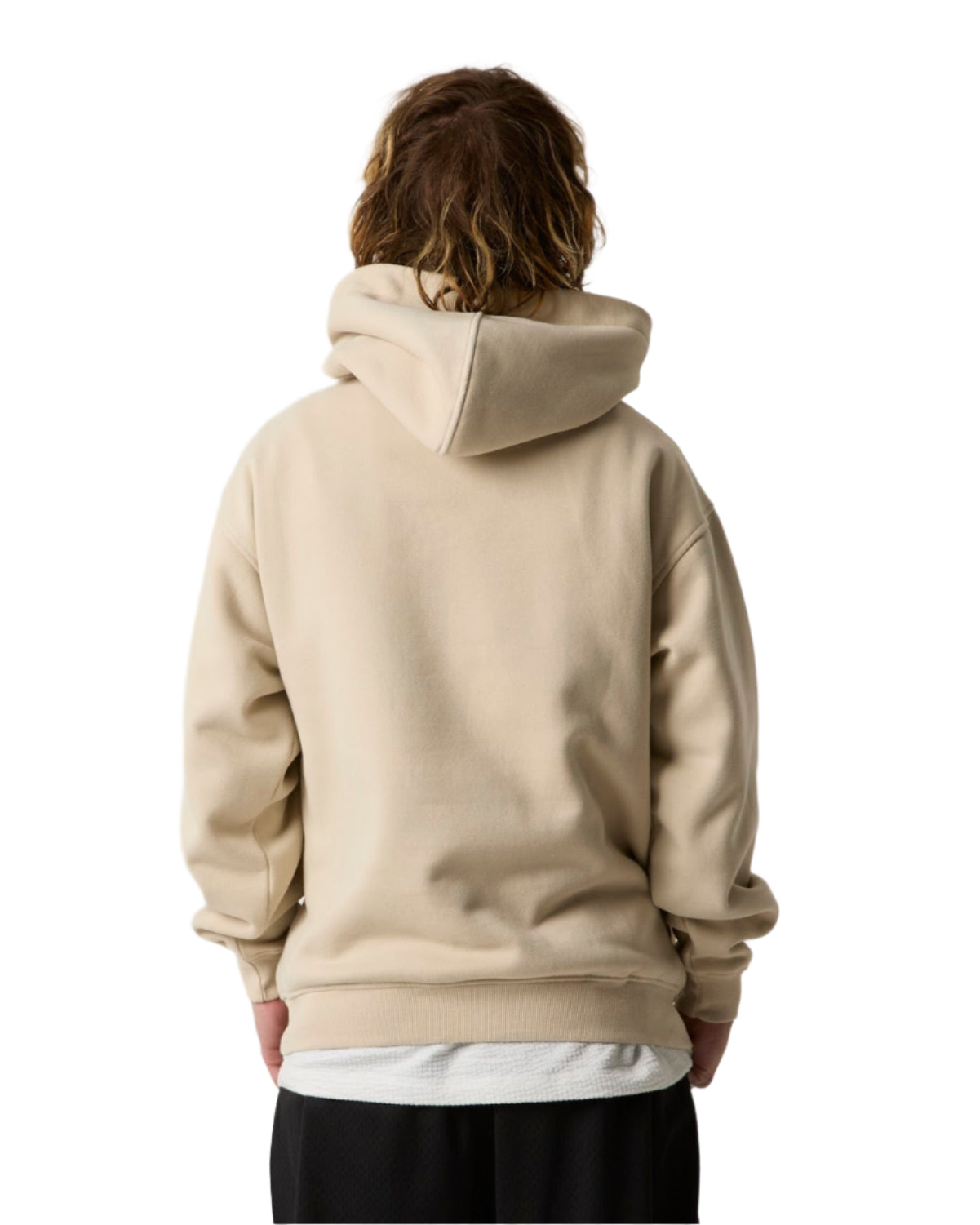 Off White Monogram Hoodie_ Man Wearing_Back