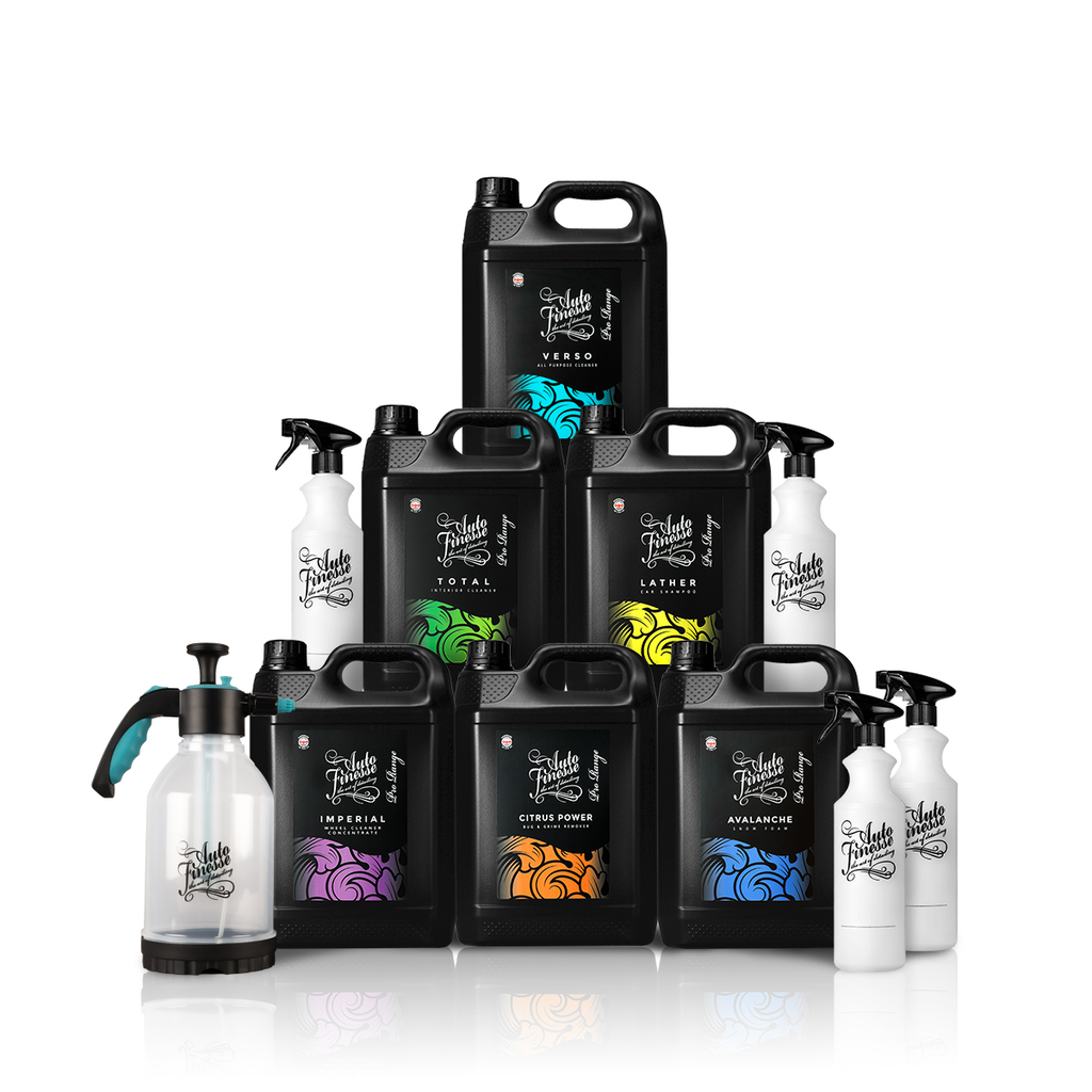 Pro Essentials Kit | 5L Interior & Exterior Washing Products