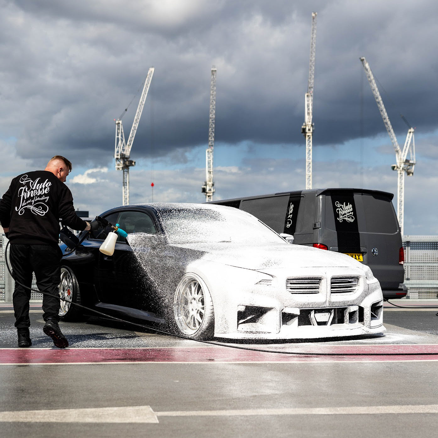 Pro Set Up Kit_ Spraying Snow Foam using Foam Lance and Foaming Sprayer