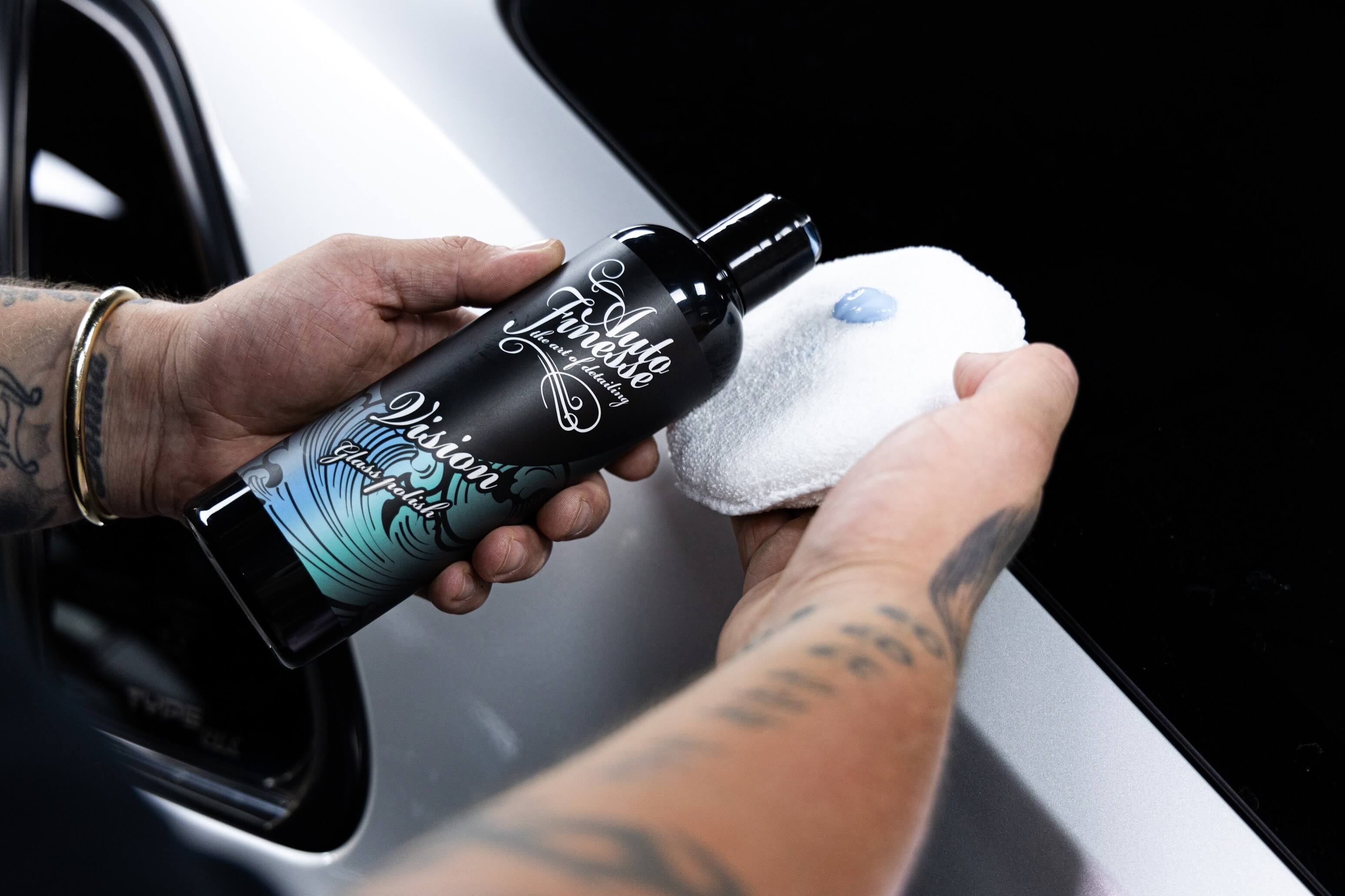 Auto Finesse | Vision Glass Polish - Eliminate Tough Build Up &amp; Restore Glass