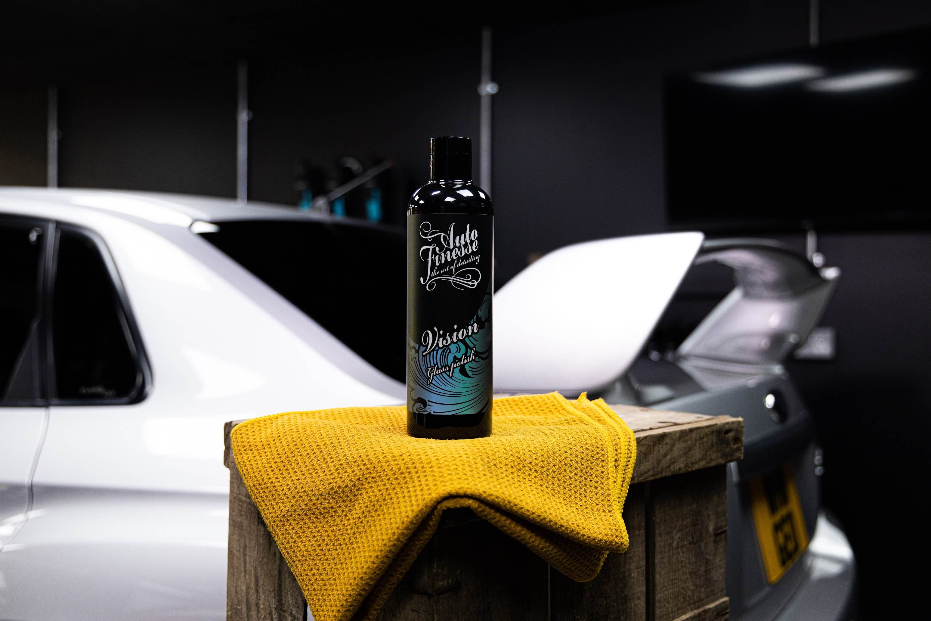 Auto Finesse | Vision Glass Polish - Eliminate Tough Build Up &amp; Restore Glass