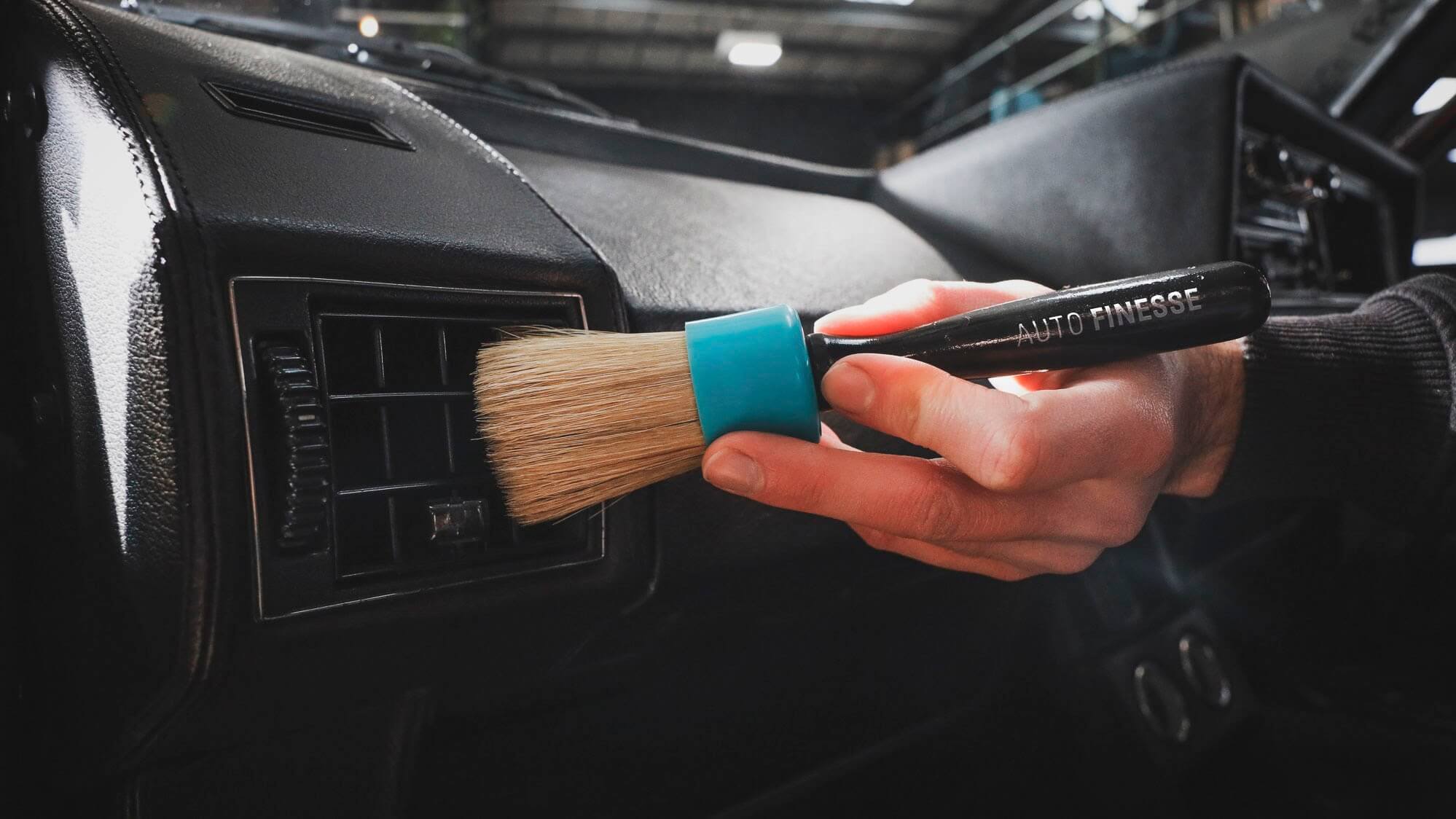 Auto Finesse | Soft Bristle Interior Detailing Brush for Delicate Surfaces