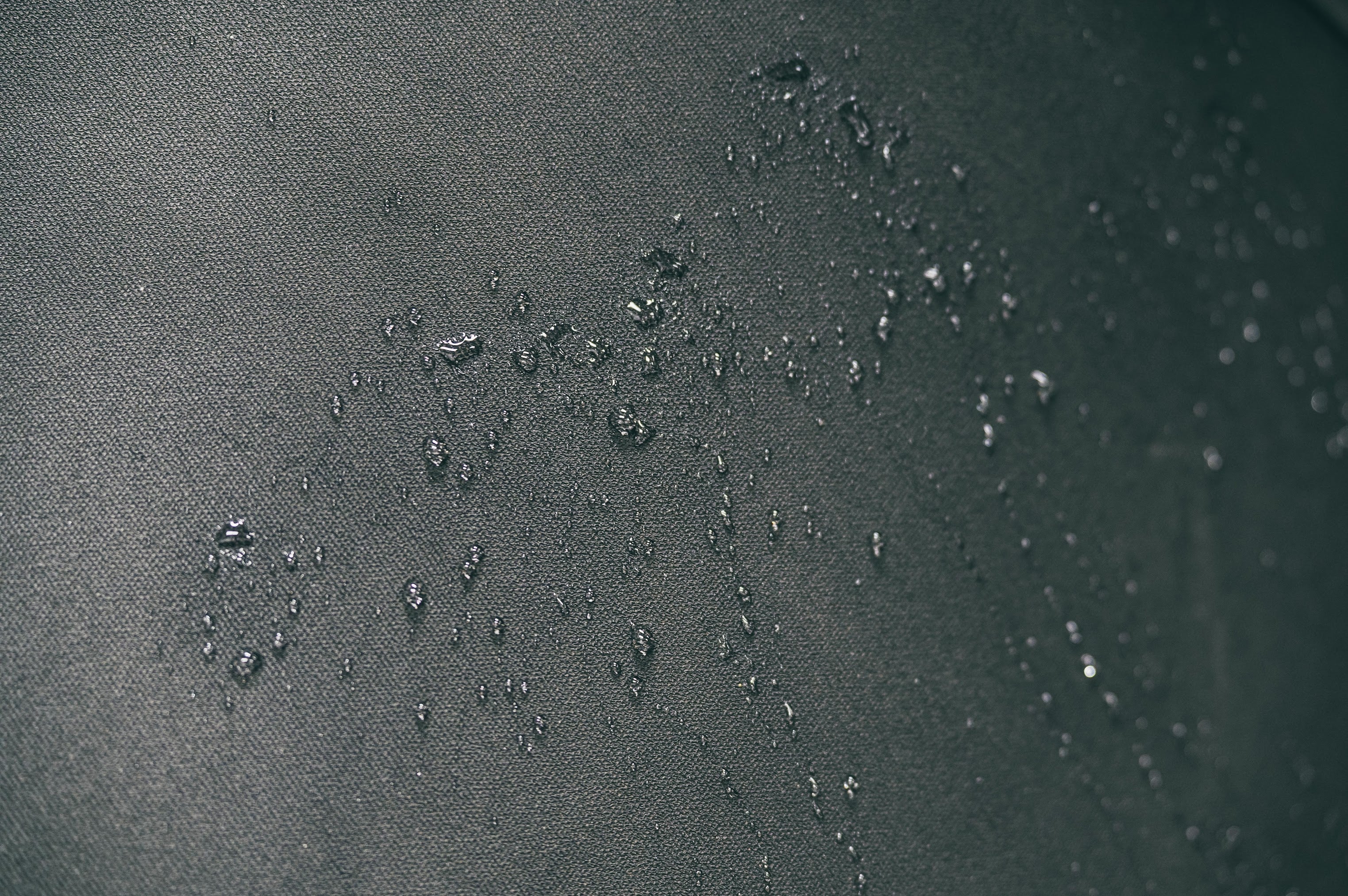 Water Drops on Car Fabric