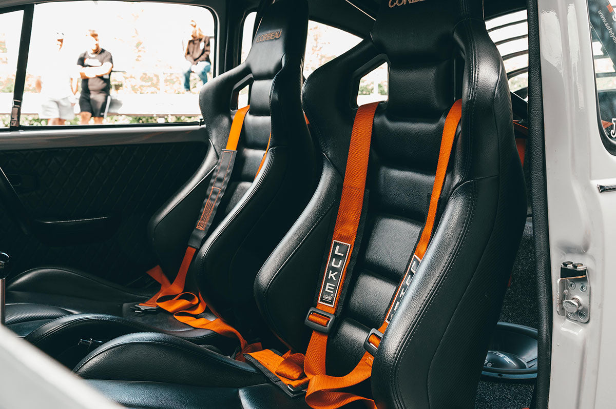 Seats, carpets, mats and fabric trim.