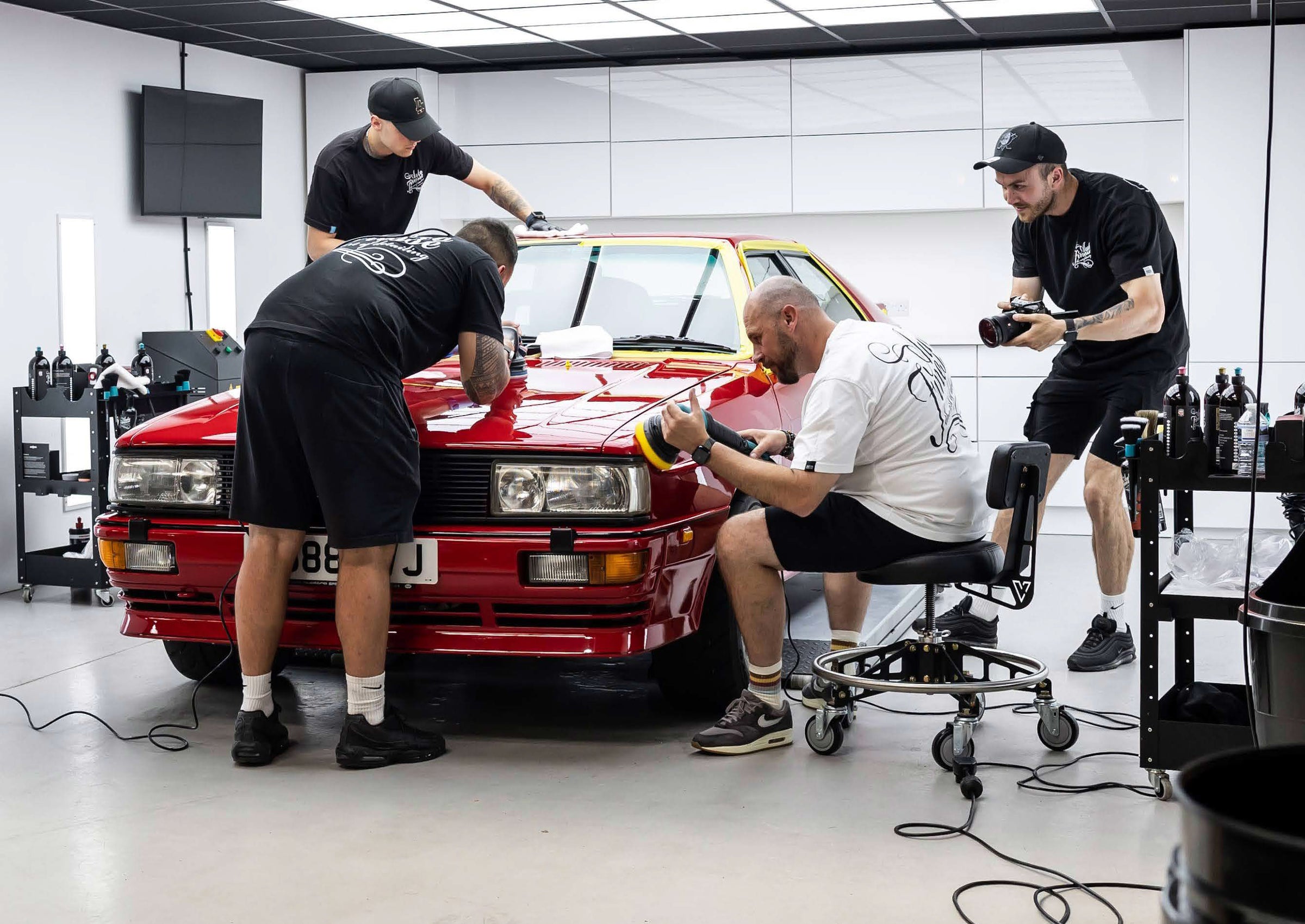 Auto Finesse project car in the workshop