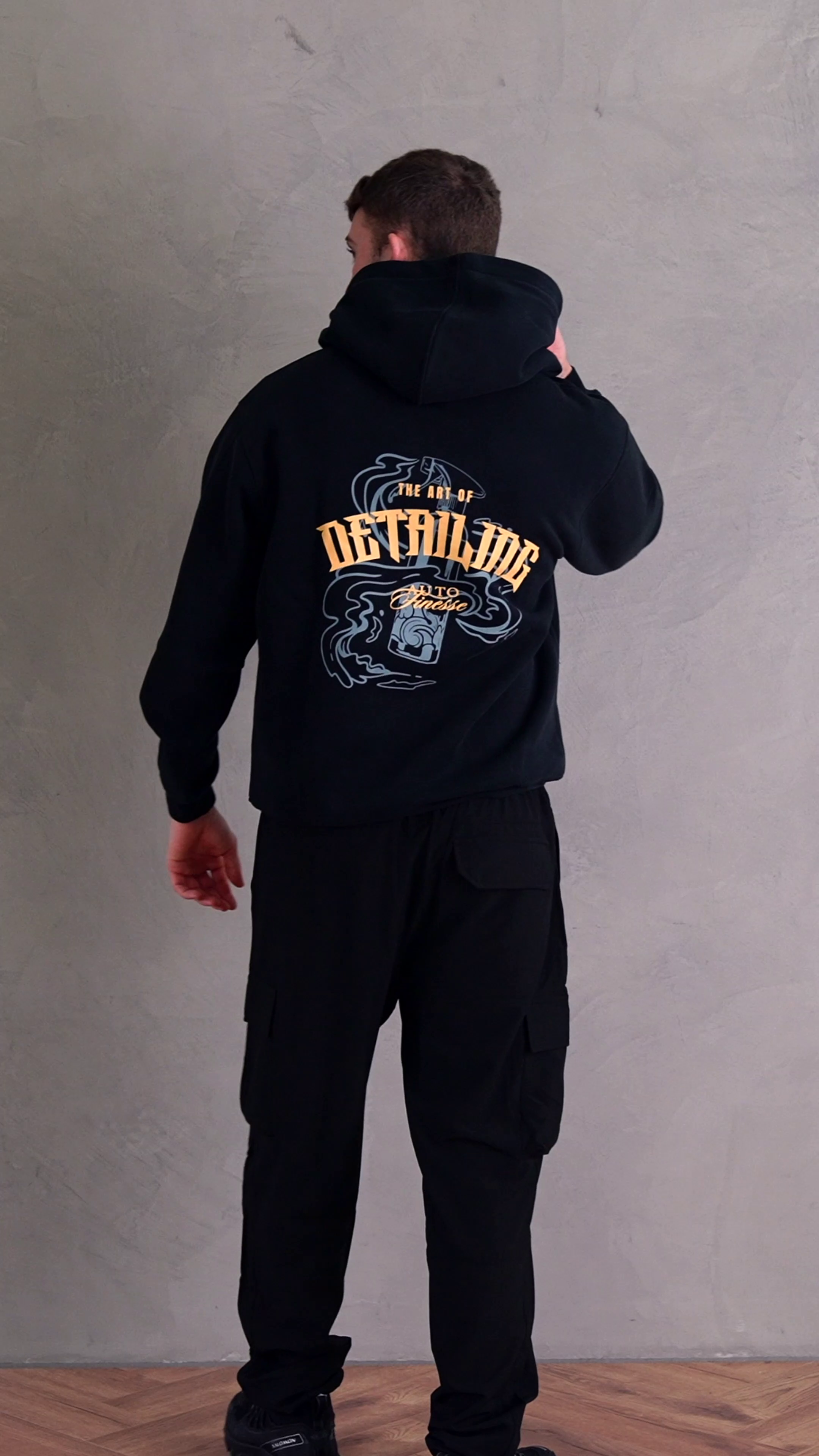The Art Of Detailing Oversized Hoodie_ Man Wearing