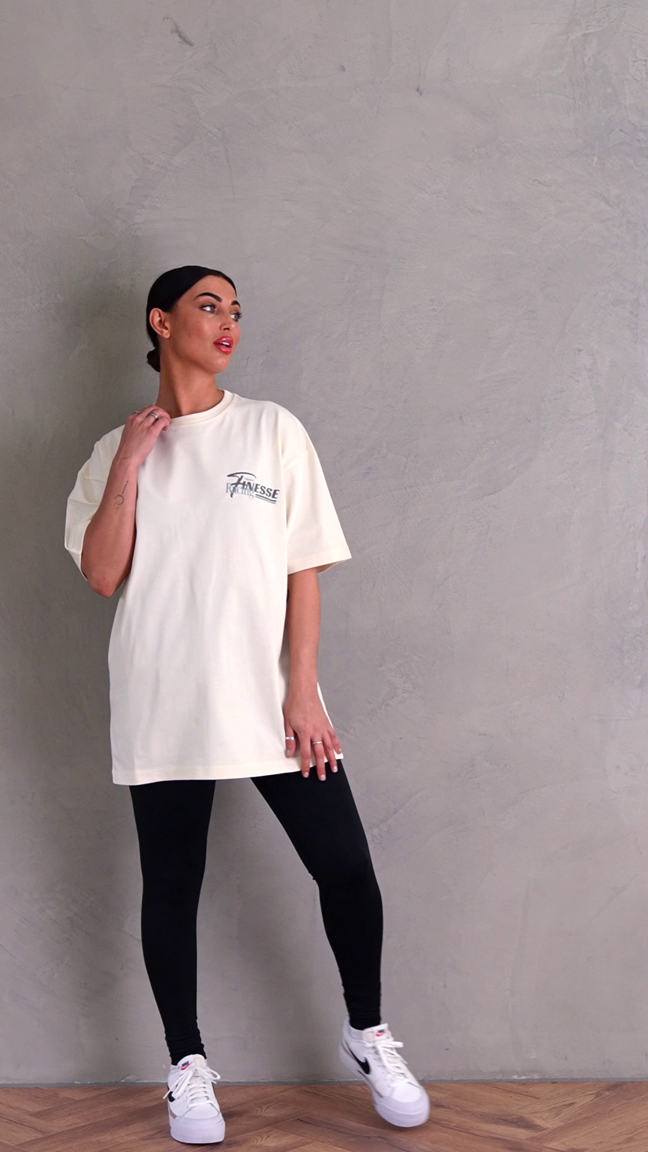 Detailers T-Team Finesse Racing Tee_ Woman Wearing