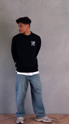 Signature Crew - Black Sweatshirt
