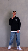 Signature Crew - Black Sweatshirt