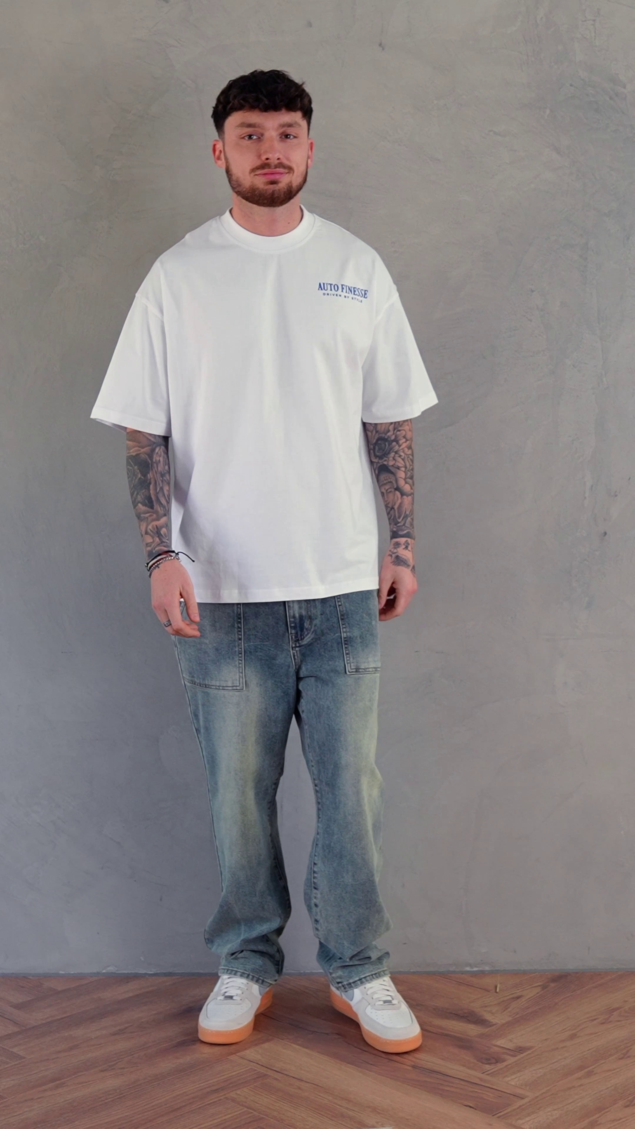 White Driven By Style Tshirt_ Man