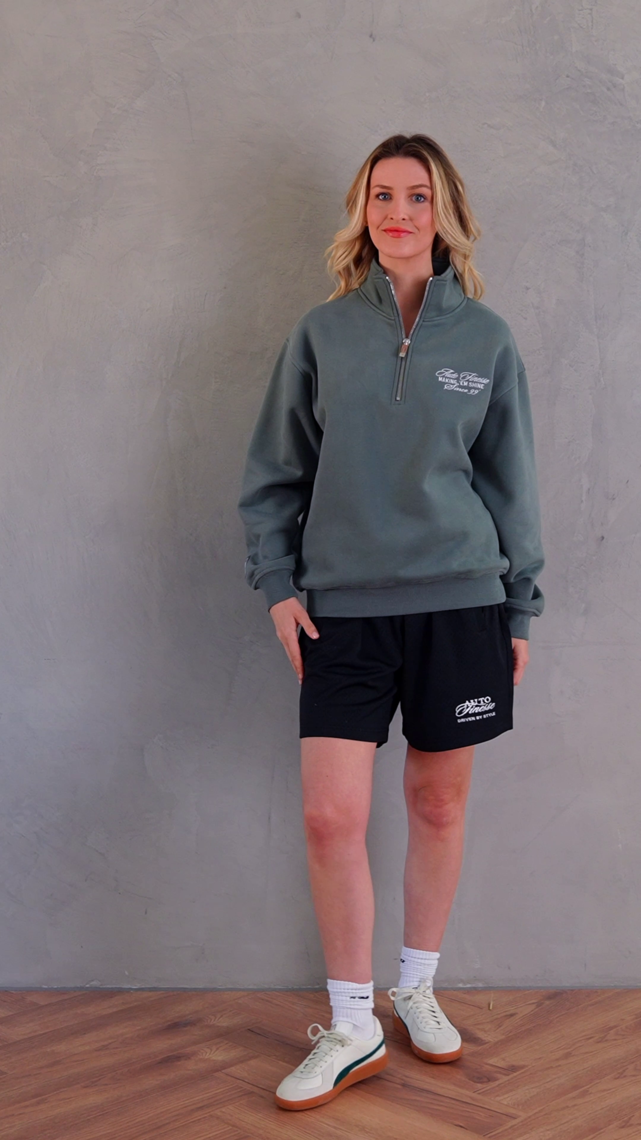 Making 'Em Shine 1/4 Zip | Oversized Fit with Drop Shoulders Making 'Em Shine 1/4 Zip | Oversized Fit with Drop Shoulders