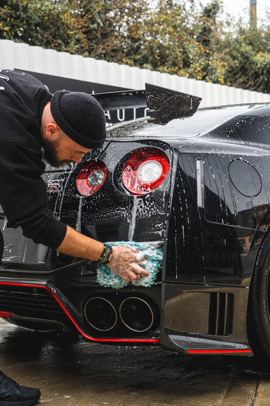 Your regular wash routine.
