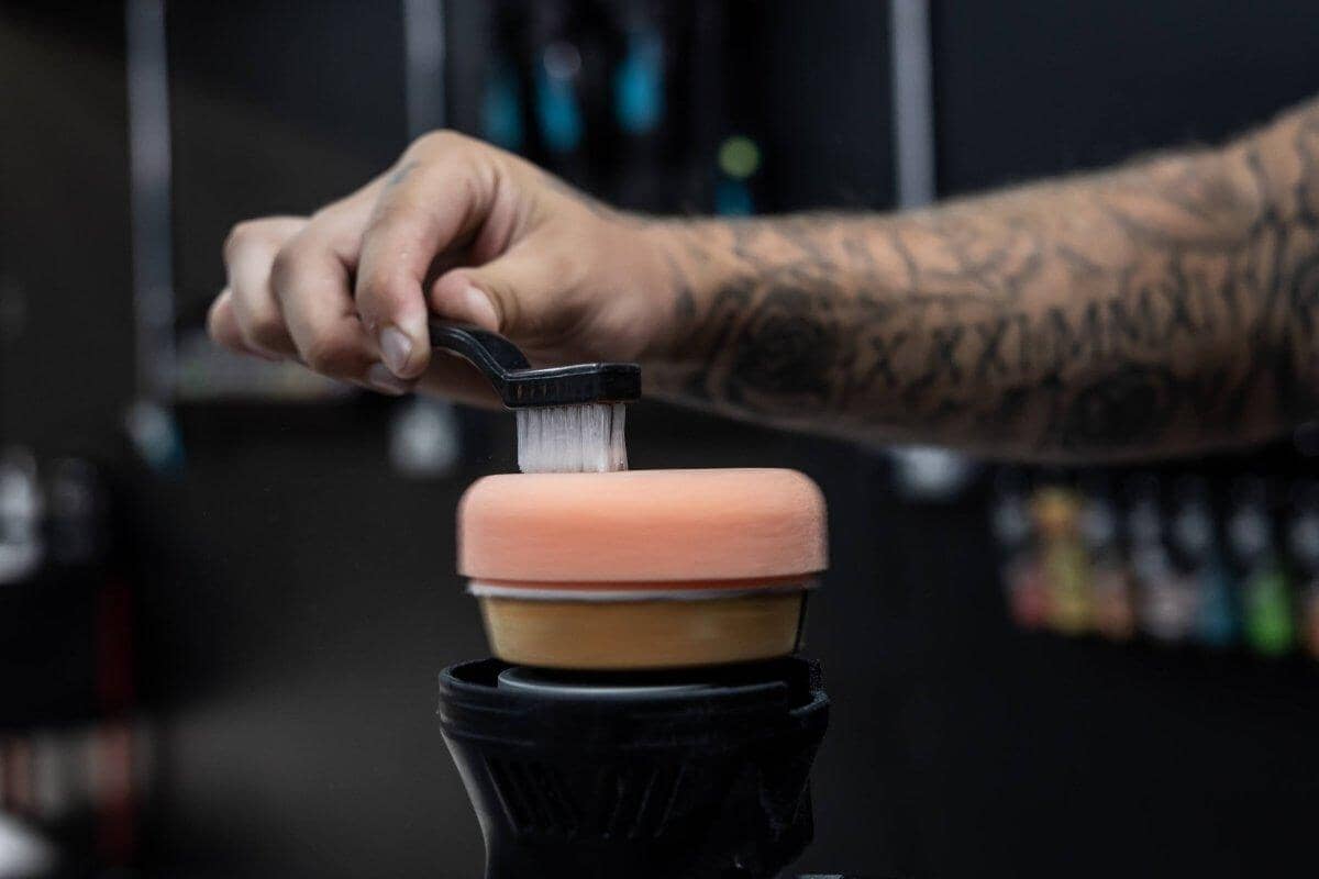 Cleaning Brush For Polishing Pads